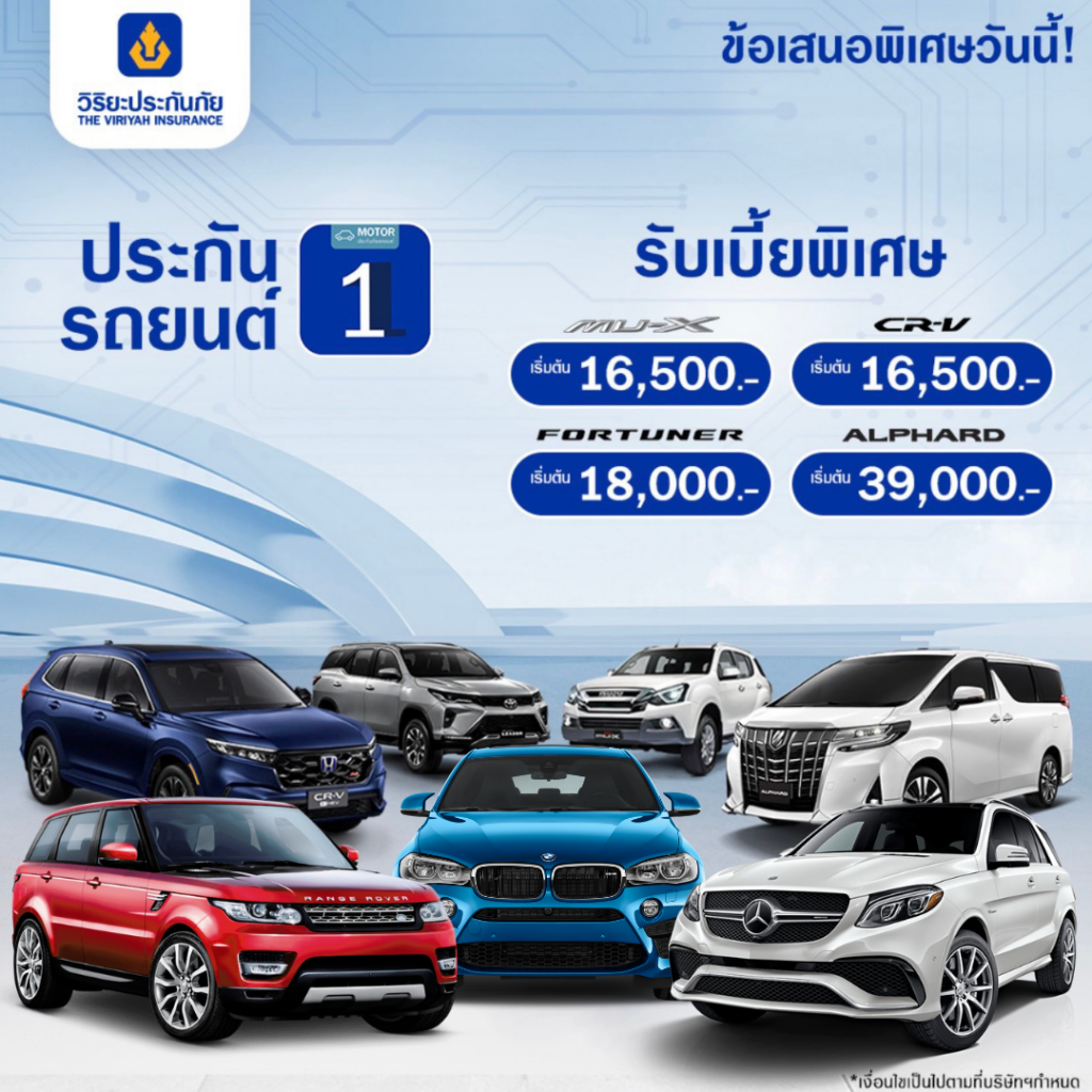 ประกันภัยรถยนต์ ชั้น 1